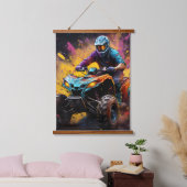 tapisserie murale moto (Chambre à coucher)