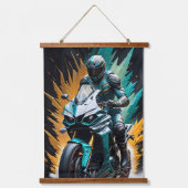 tapisserie murale moto (Recto)