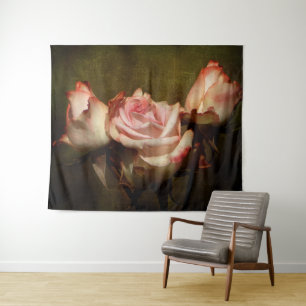 Tapisserie murale Rose poussiéreuse