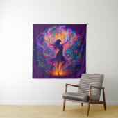 Tapisserie murale Spirituelle – Danse d'Énergie et (En situation)