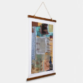 Tapisserie murale suspendue abstraite (Angulaire)