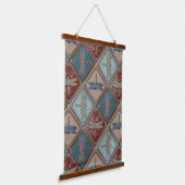 Tapisserie murale suspendue avec tuiles libellules (Angulaire)