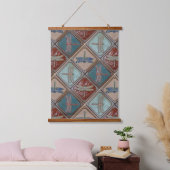 Tapisserie murale suspendue avec tuiles libellules (Chambre à coucher)