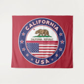 Tapisserie murale (version rouge) (Devant (Horizontal))