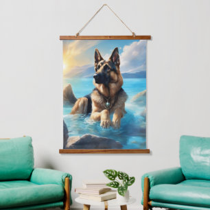 Tapisserie murale verticale de 26 po x 36 po