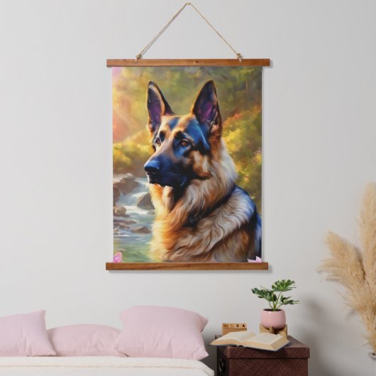 Tapisserie murale verticale de 26 po x 36 po (Chambre à coucher)