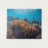 Tapisserie Océanique de Récif de Corail (Devant (Horizontal))