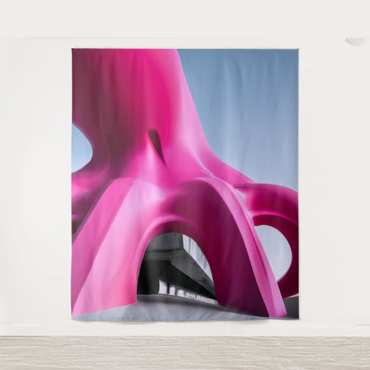 Tapisserie octo-architecture rose (Devant)