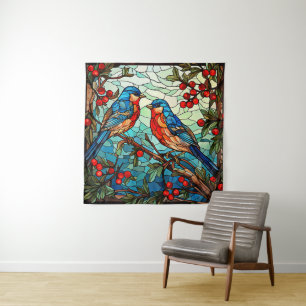 Tapisserie Oiseaux d'Hiver