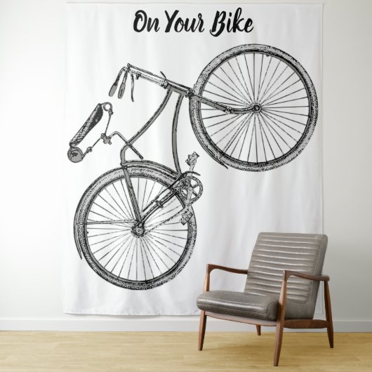 Tapisserie On Your Bike (En situation)