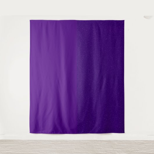 Tapisserie Pailletée Violette Verticale à Finition (Devant)
