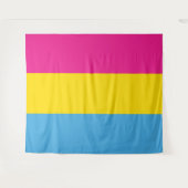 Tapisserie Pansexual de mur de drapeau (extra (Devant (Horizontal))