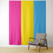 Tapisserie Pansexual de mur de drapeau (extra (En situation)