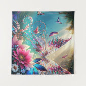 Tapisserie papillon (Devant (Horizontal))