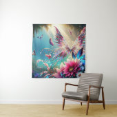 Tapisserie papillon (En situation)