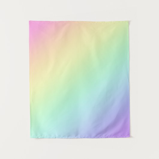 Tapisserie Pastel Rainbow Gradient (Devant)