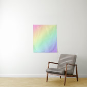 Tapisserie Pastel Rainbow Gradient (En situation)