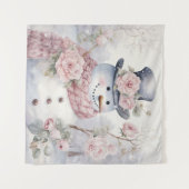 Tapisserie Pastel Snowman (Devant (Horizontal))