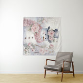 Tapisserie Pastel Snowman (En situation (horizontale))