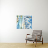 Tapisserie Peinture d'aquarelle de goéland (En situation (horizontale))