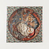 Tapisserie père Noël 3D (Devant (Horizontal))