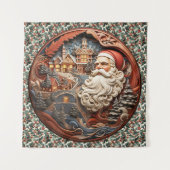 Tapisserie père Noël 3D (Devant)
