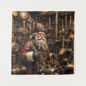 Tapisserie Père Noël Steampunk (Devant)