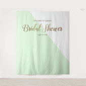 Tapisserie personnalisée Chic Green Gold (Devant)