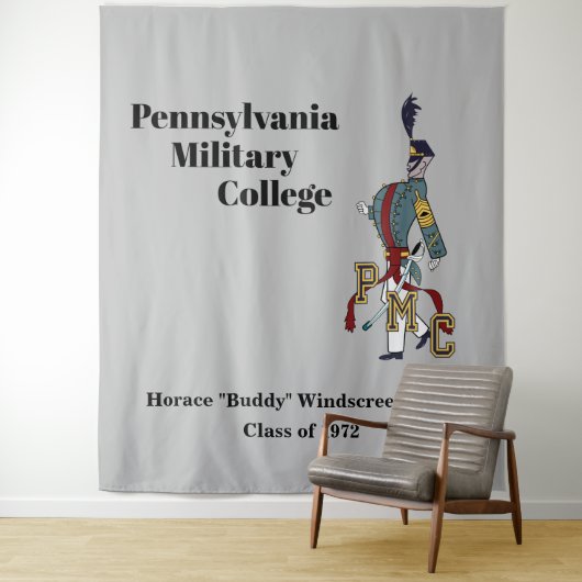 Tapisserie personnalisée des cadets du PMC (En situation)