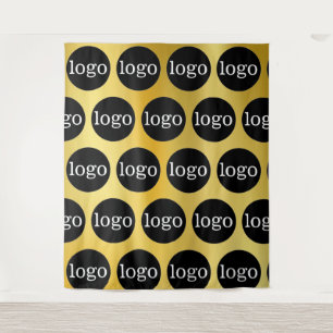 Tapisserie personnalisée du logo de l'entreprise c