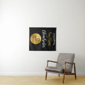 Tapisserie personnalisée pour anniversaire de sobr (En situation (horizontale))