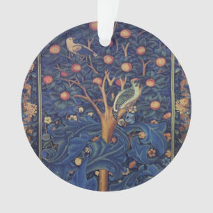 Tapisserie Pic-vert de William Morris modèle bleu