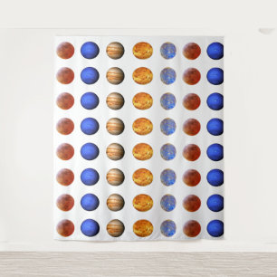 Tapisserie Planets 88" x 104"