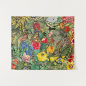 Tapisserie plante & Fleurs (Devant (Horizontal))