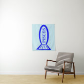 Tapisserie Poisson Signe des Poissons (En situation)