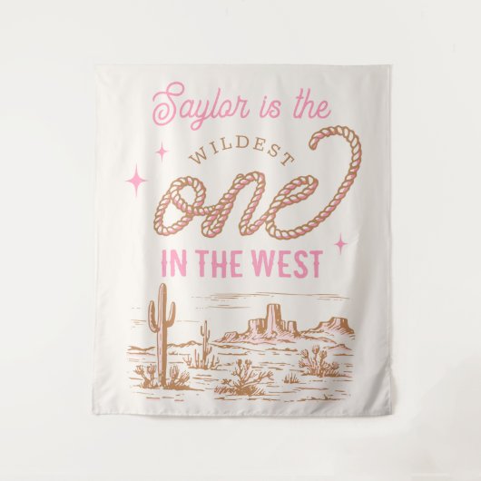 Tapisserie pour la première année de Cowgirl (Devant)