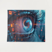 tapisserie Quantum Eye (Devant (Horizontal))