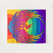 Tapisserie Rainbow Dragon (Devant (Horizontal))