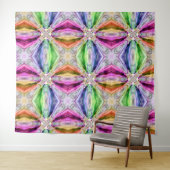 Tapisserie Rainbow Rays (En situation (horizontale))