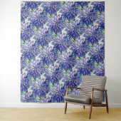 Tapisserie Rare Bleu Dahlia (En situation)