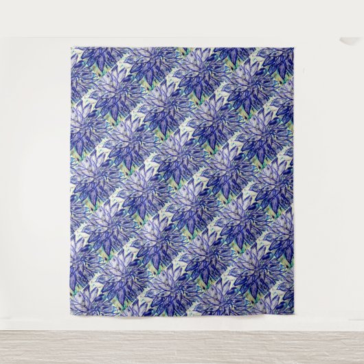 Tapisserie Rare Bleu Dahlia (Devant)