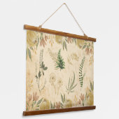 Tapisserie recouverte de bois ancien et de fleurs (Angulaire)