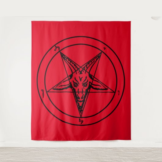 Tapisserie Red Baphomet (Devant)