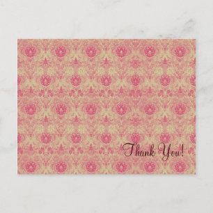 Tapisserie rose ~ Carte postale