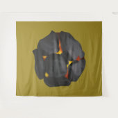 Tapisserie Rouge Chaud (Devant (Horizontal))