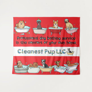 Tapisserie rouge CPup