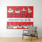 Tapisserie rouge CPup (En situation (horizontale))