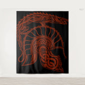 Tapisserie Rouge Feu (Devant)