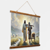 Tapisserie rustique au mur recouvert de bois avec (Angulaire)