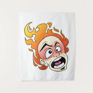 Tapisserie Scovillelicical Fire Head